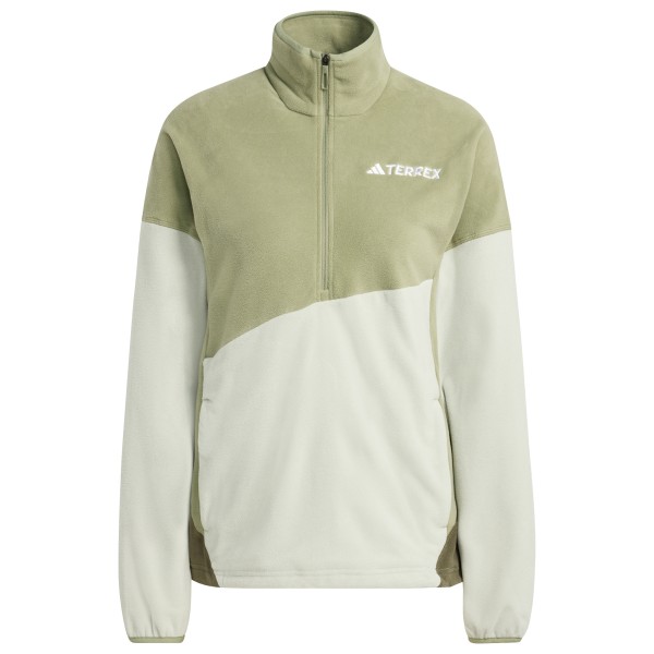 adidas Terrex Women’s MT ClimaWarm Fleece Anorak Fleecetrui Beige