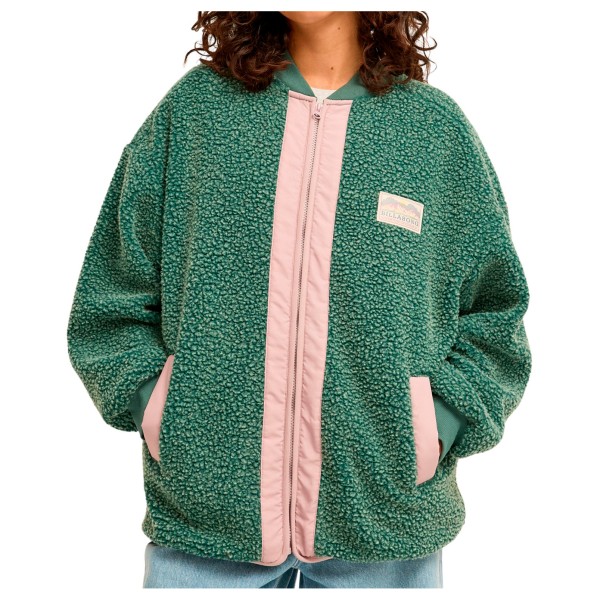 Billabong Women’s College Picture Fleecevest /M Groen