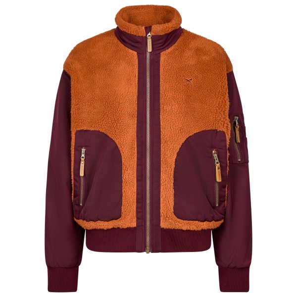 Iriedaily Women’s Arctik Bomber Jacket Fleecevest Rood