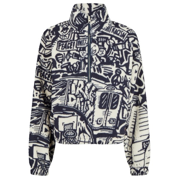 Iriedaily Women’s Arkta Teddy Troyer Fleecetrui Grijs