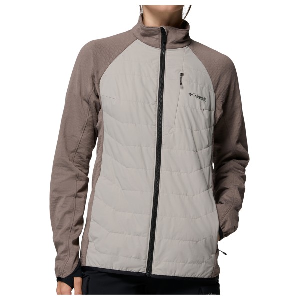Columbia Women’s Arctic Crest II Hybrid Full Zip Fleecevest Grijs