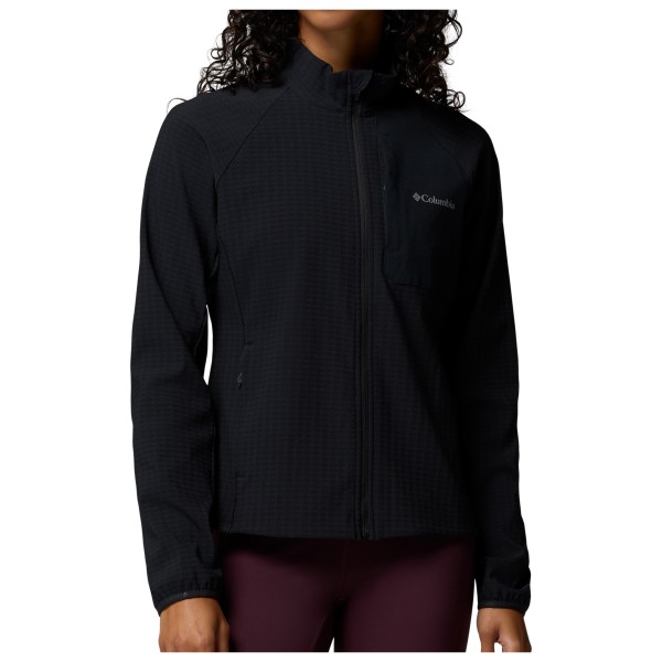 Columbia Women’s Superior Summit Grid Full Zip Fleecevest Zwart