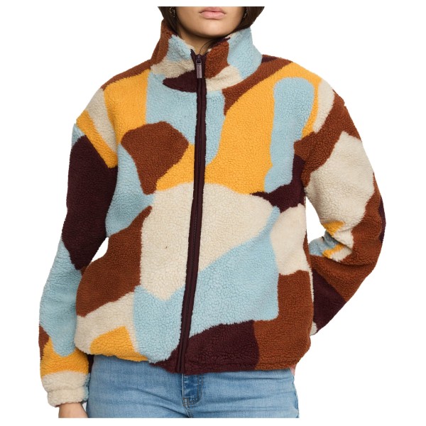 Selfhood Women’s Printed Teddy Fleecevest Beige