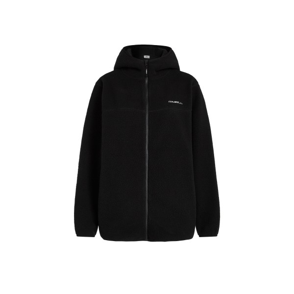 O’Neill Women’ O’Neill Must-Have Long Full Zip High Pile Fleecevest Zwart