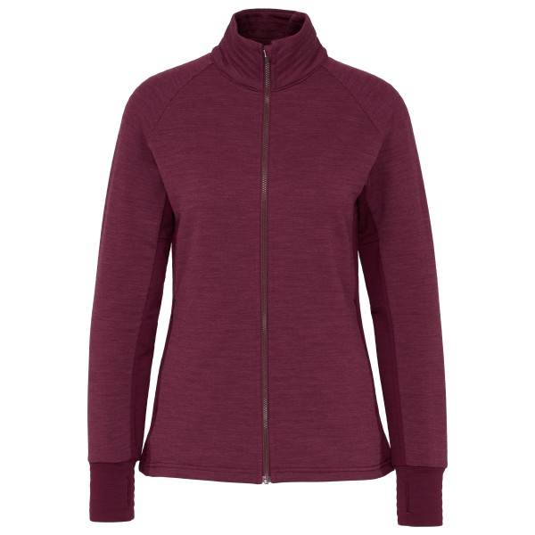 Stoic Women’ MerinoFleece260 FlenSt. II Jacket Merinovest Rood