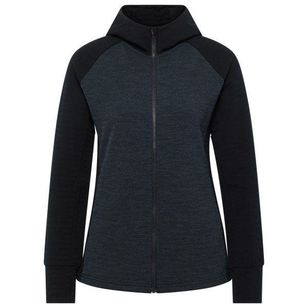 Stoic Women’s MerinoFleece260 FlenSt. II Zip Hoody Merinohoodie Zwart