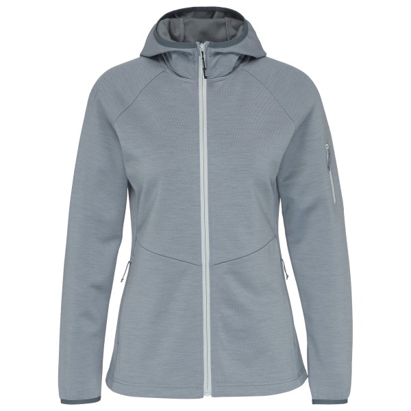 Stoic Women’s MerinoFleece270 KuolpaLightSt. III Zip Merinohoodie Grijs