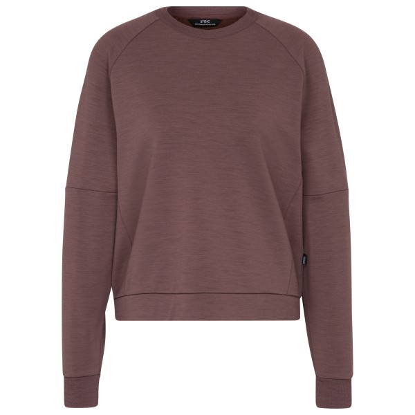 Stoic Women’s MerinoFleece270 MMXX. Lulea Crew Merinotrui Bruin