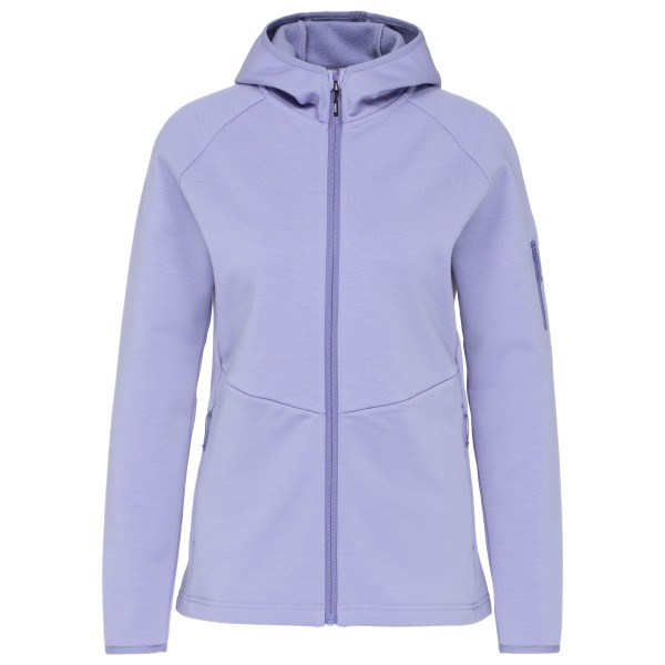 Stoic Women’ MerinoFleece335 KuolpaSt. III Zip Hoody Merinohoodie Purper