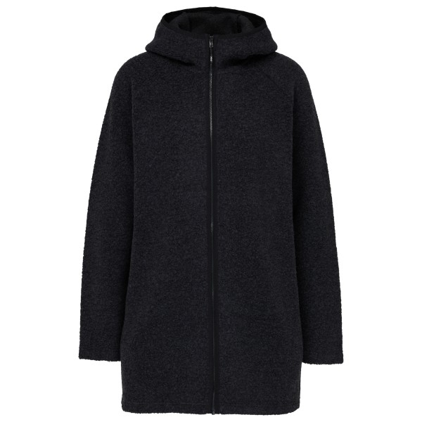 Stoic Women’s MerinoPile RissnaSoftSt. Long Jacket Merinovest Zwart