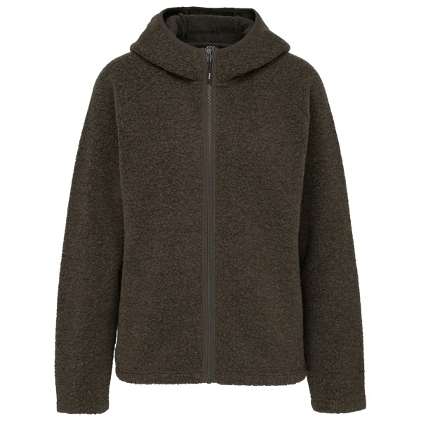 Stoic Women’s MerinoPile RissnaSoftSt. Zip Hoody Merinohoodie Zwart
