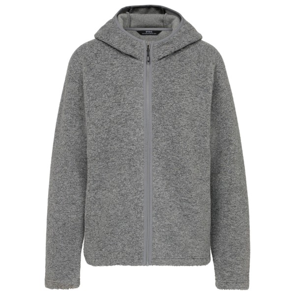 Stoic Women’s MerinoPile RissnaSoftSt. Zip Hoody Merinohoodie Grijs
