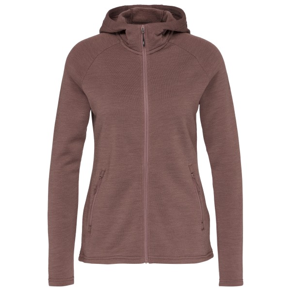 Stoic Women’s MerinoFleece240 ForseSt. Zip Hoody Merinohoodie Bruin