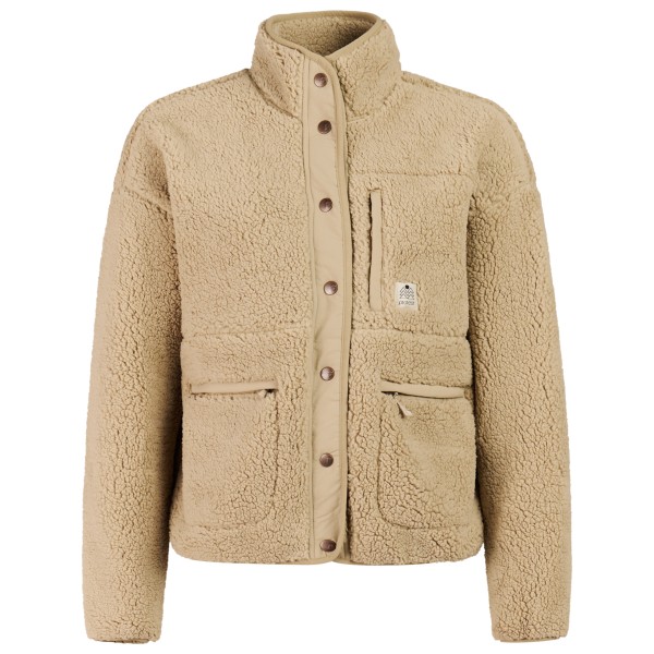 Protest Women’s PRTLux Outdoor Fullziptop Fleecevest Beige
