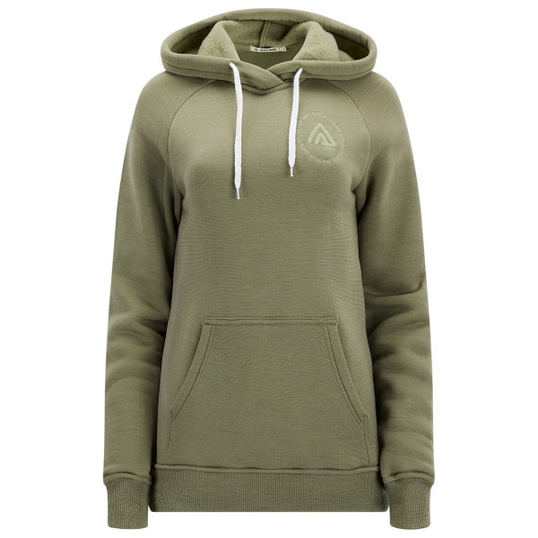 Aclima Women’s Fleecewool Hoodie Merinohoodie Olijfgroen