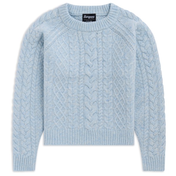 Bergans Women’s Lofoten Knitted Wool Jumper Wollen trui Grijs
