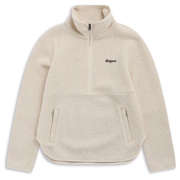 Bergans Women’s Myken Merino Pile Half Zip Fleecetrui Beige