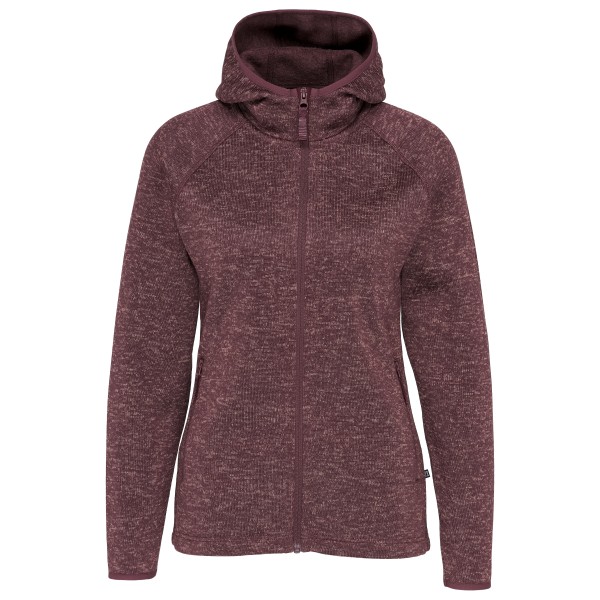Heber Peak Women’s CrownHe. Knit Hoody Fleecevest Purper