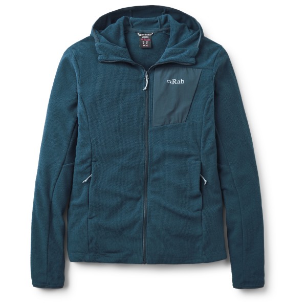 Rab Women’s Tecton Hoody Fleecevest Blauw