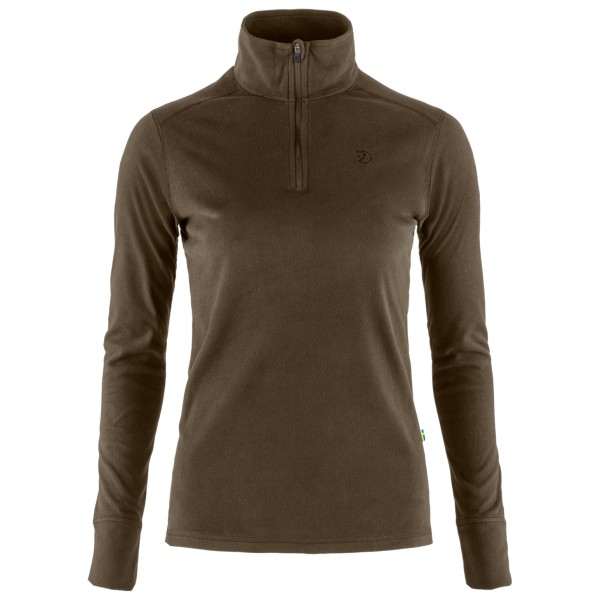 Fjällräven Women’s Skare Half Zip Fleecetrui Bruin