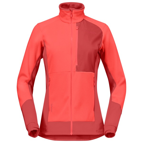 Norrøna Women’s Lofoten Warm2 Jacket Fleecevest Rood