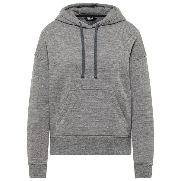 Stoic Women’s MerinoWarmFleece SolbergSt. Hoody Merinohoodie Grijs