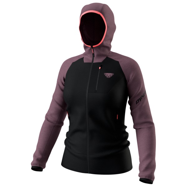 Dynafit Women’s Radical Wool Hooded Jacket Fleecevest Zwart