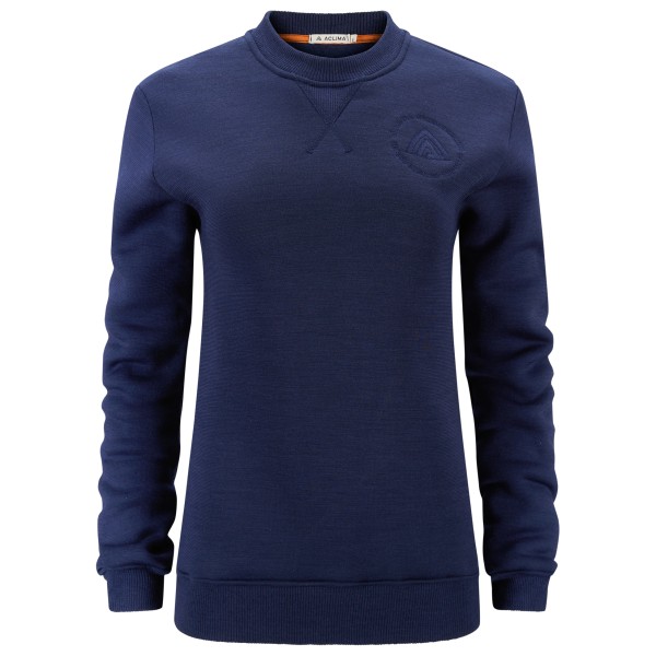 Aclima Fleecewool V2 Crewneck Merinopullover Damen (Gr S |blau)
