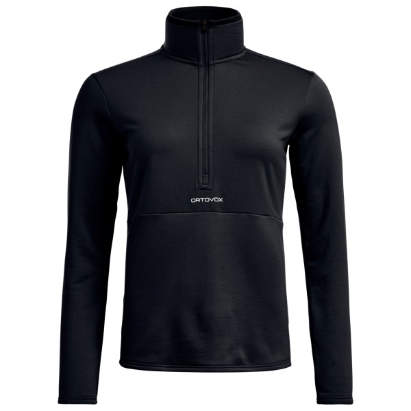Ortovox Women’s Fleece Light Zip Neck Fleecetrui Zwart