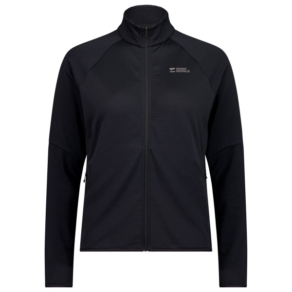 Mons Royale Women’ Quad Merino Fleece Jacket Merinovest Zwart