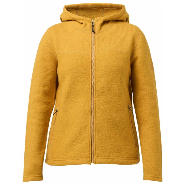 Ivanhoe of Sweden Women’s Hilma Hood Wollen vest Geel