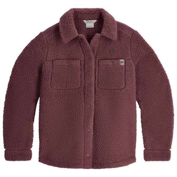 Royal Robbins Women’ Palisades Shacket Fleecevest purper Rood