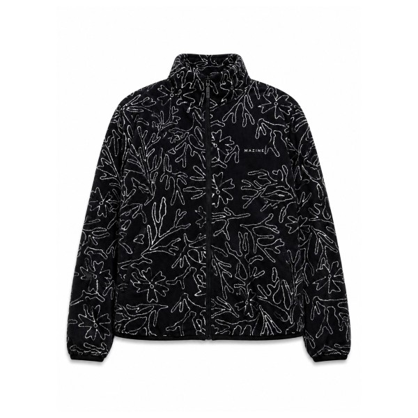 Mazine Women’s Printed Fleece Zip Jacket Fleecevest Zwart