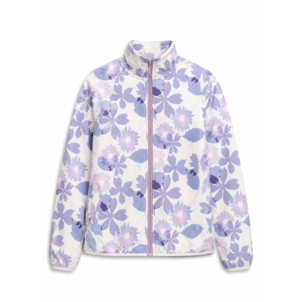 Mazine Women’s Printed Fleece Zip Jacket Fleecevest purper Wit
