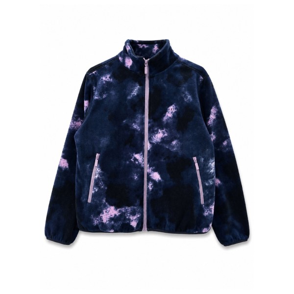 Mazine Women’s Printed Fleece Zip Jacket Fleecevest Blauw