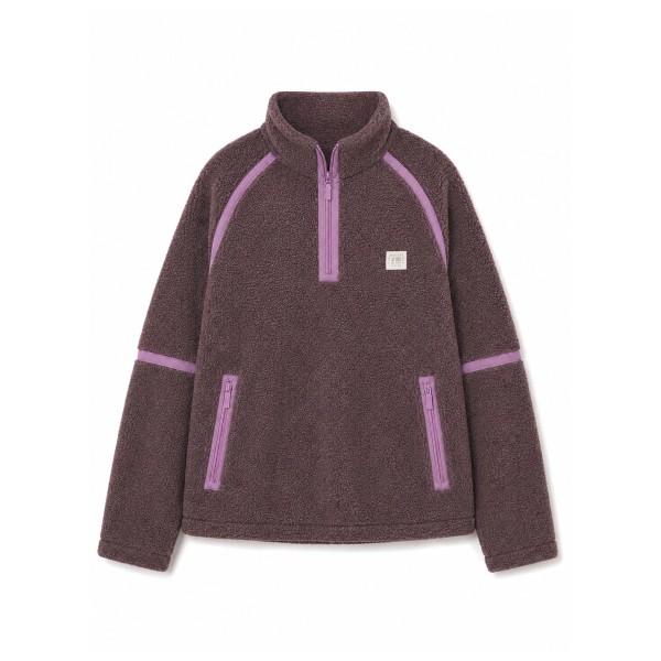 Mazine Women’s Sherpa Half-Zip Fleecevest purper Bruin