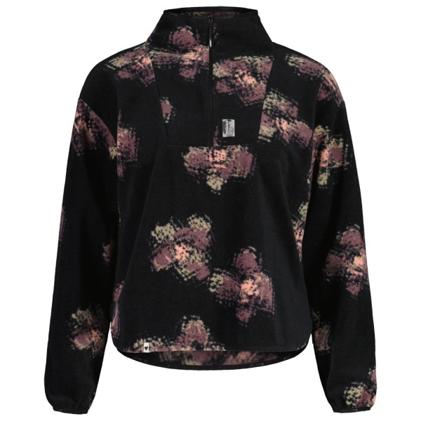 Maloja Women’s MeltinaM. Printed Fleecetrui Zwart