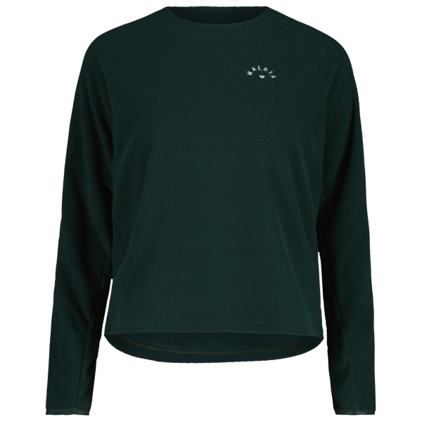 Maloja - Women's NimoneM. - Fleecepullover Gr S grün/schwarz