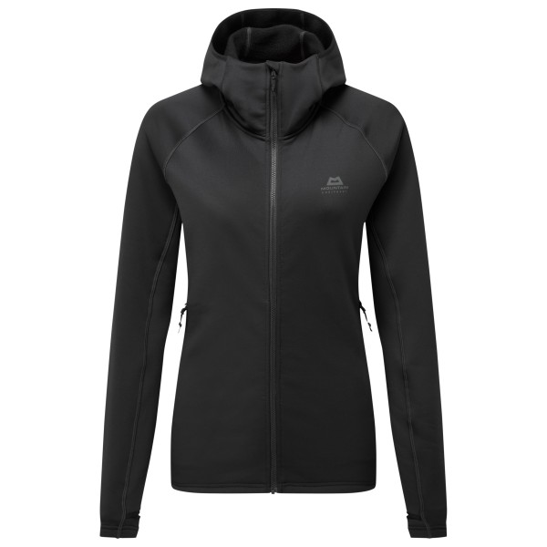 Mountain Equipment Women’s Jorasses Hooded Jacket Fleecevest Zwart