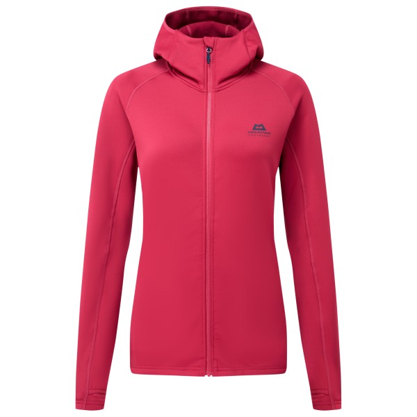 Mountain Equipment Women’s Jorasses Hooded Jacket Fleecevest Rood