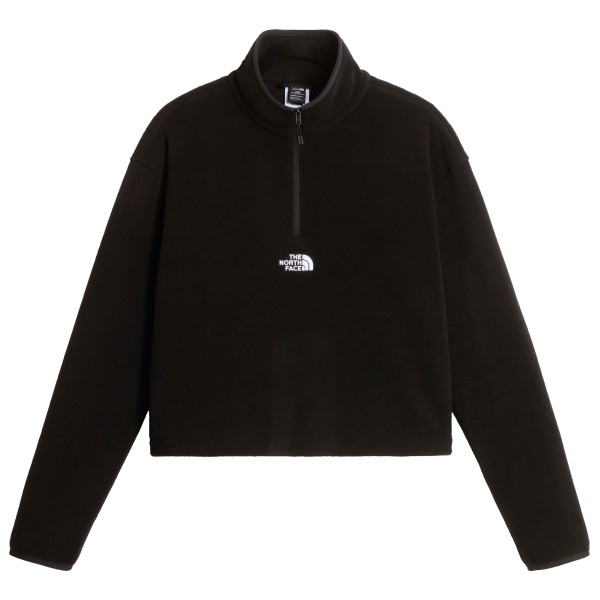 The North Face Women’s Novelty Logo Glacier 1/4 Zip Fleecetrui Zwart