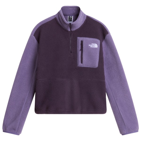 The North Face Women’s Yumiori 1/4 Zip Fleecetrui /purper Grijs