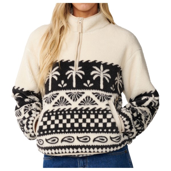 Rip Curl Women’s Bossa Nova 1/4 Zip Polarfleece Fleecetrui Beige
