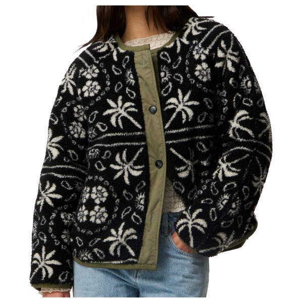 Rip Curl Women’s Bossa Nova Revo Jacket Fleecevest Zwart