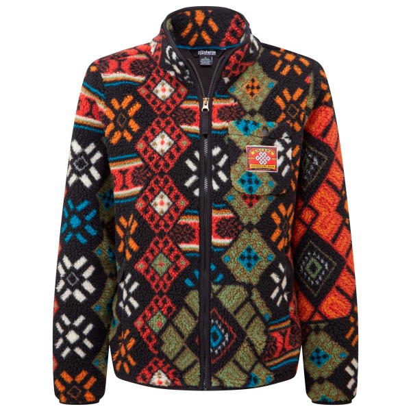 Sherpa Women’s Tarcho Printed Full Zip Jacket Fleecevest Bruin