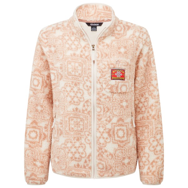 Sherpa Women’s Tarcho Printed Full Zip Jacket Fleecevest Beige
