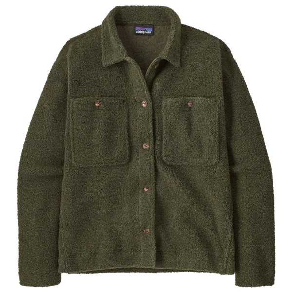 Patagonia Women’s Reclaimed Sweater Shirt Jacket Vrijetijdsjack Olijfgroen