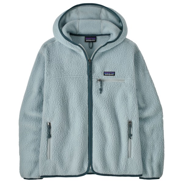 Patagonia Women’s Retro Pile Hoody Fleecevest /turkoois Grijs