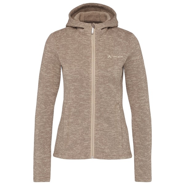 Vaude Women’s Aland Hooded Jacket Fleecevest Beige