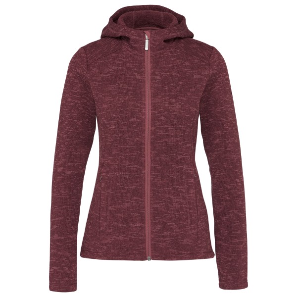 Vaude Women’s Aland Hooded Jacket Fleecevest Rood